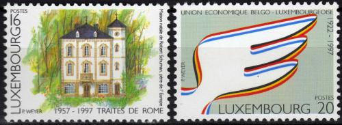 Poštovní známky Lucembursko 1997 Výroèí Mi# 1416-17