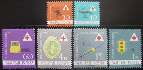 Poštovní známky Maïarsko 1961 Zdravotnictví Mi# 1747-52