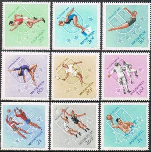 Poštovní známky Maïarsko 1965 Univerziáda Mi# 2153-61