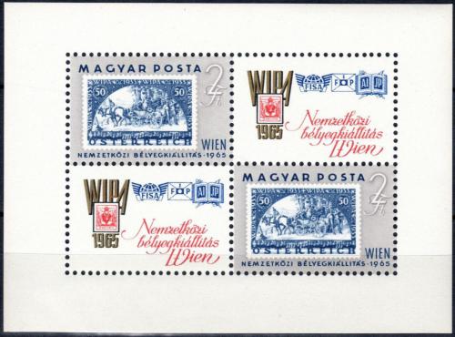 Poštovní známky Maïarsko 1965 Výstava WIPA Mi# Block 47
