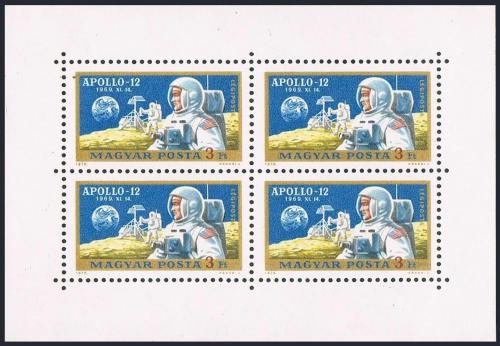Poštovní známky Maïarsko 1970 Apollo 12 Mi# 2576 A