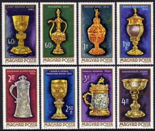 Poštovní známky Maïarsko 1970 Zlaté umìlecké pøedmìty Mi# 2625-32