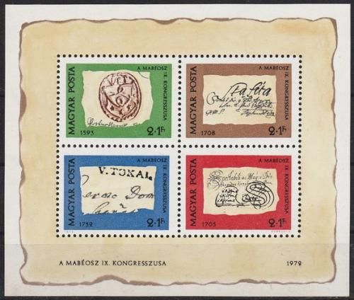 Poštovní známky Maïarsko 1972 Den známek Mi# Block 88