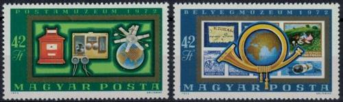 Poštovní známky Maïarsko 1972 Poštovní muzeum Mi# 2813-14