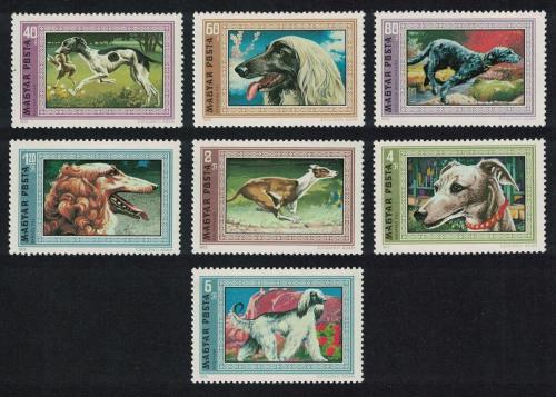 Poštovní známky Maïarsko 1972 Psi Mi# 2742-48