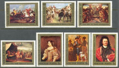 Poštovní známky Maïarsko 1976 Umìní Mi# 3108-14 Kat 9.50€