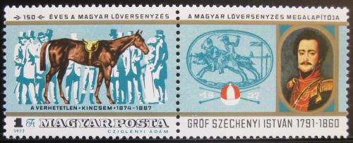 Poštovní známky Maïarsko 1977 Chov koní Mi# 3207
