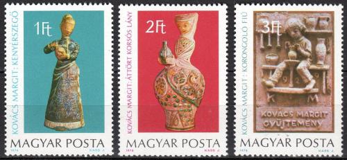 Poštovní známky Maïarsko 1978 Keramika Mi# 3323-25