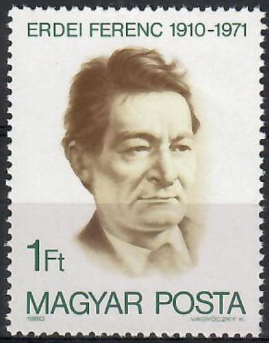 Poštovní známky Maïarsko 1980 Ferenc Erdei, politik Mi# 3467