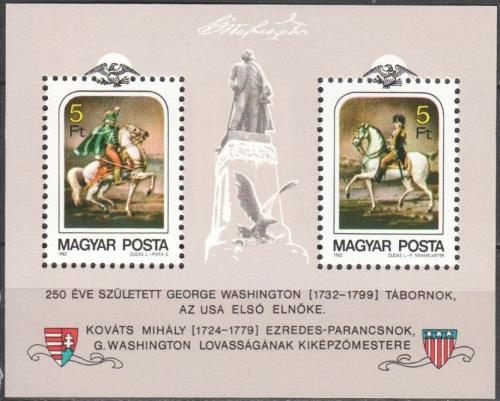 Poštovní známky Maïarsko 1982 George Washington Mi# Block 158