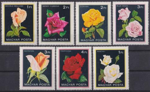 Poštovní známky Maïarsko 1982 Rùže Mi# 3548-54