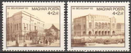 Poštovní známky Maïarsko 1983 Den známek Mi# 3632-33