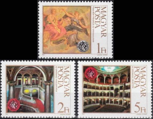 Poštovní známky Maïarsko 1984 Státní opera Mi# 3697-99
