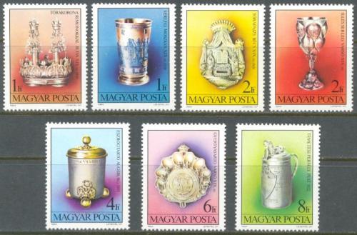 Poštovní známky Maïarsko 1984 Židovské umìní Mi# 3718-24