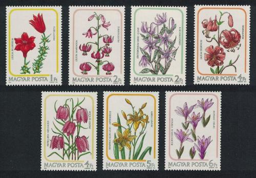 Poštovní známky Maïarsko 1985 Lilie Mi# 3788-94