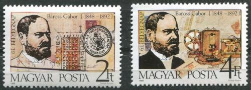 Poštovní známky Maïarsko 1988 Den známek Mi# 3990-91