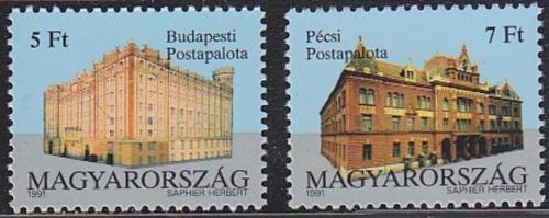 Poštovní známky Maïarsko 1991 Pošty Mi# 4131-32 Kat 8€