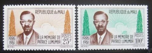 Poštovní známky Mali 1962 Patrice Lumumba Mi# 47-48