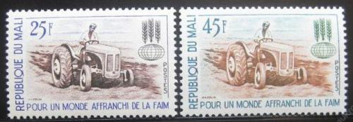 Poštovní známky Mali 1963 Boj proti hladu Mi# 60-61