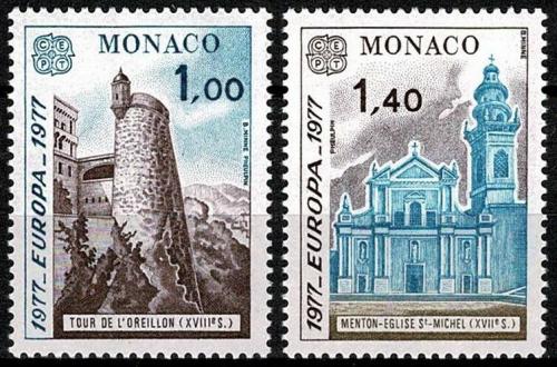 Poštovní známky Monako 1977 Evropa CEPT, krajina Mi# 1273-74