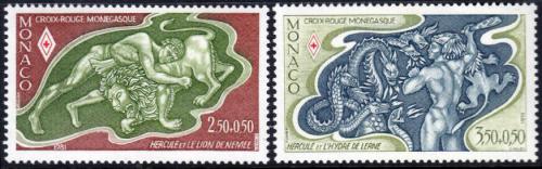 Poštovní známky Monako 1981 Héraklés Mi# 1489-90