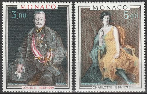 Poštovní známky Monako 1981 Umìní, Philip Alexius de László Mi# 1487-88 Kat 6€