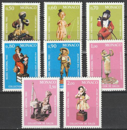 Poštovní známky Monako 1983 Výdejní automaty z 19. století Mi# 1608-15