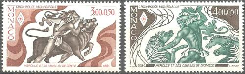 Poštovní známky Monako 1984 Héraklés Mi# 1651-52