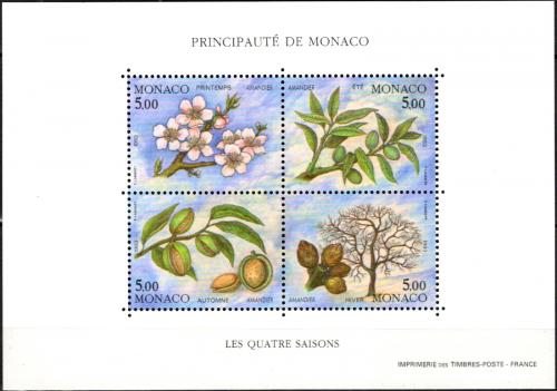 Poštovní známky Monako 1993 Mandle Mi# Block 57 Kat 10€