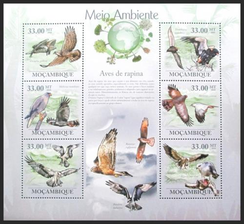 Poštovní známky Mosambik 2010 Dravci Mi# 3501-06