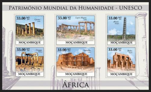 Potovn znmky Mosambik 2010 Pamtky UNESCO - Afrika Mi# 3902-07 Kat 10