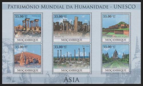 Potovn znmky Mosambik 2010 Pamtky UNESCO - Asie Mi# 3896-3901 Kat 10