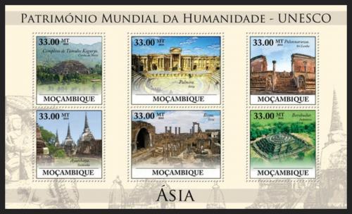 Potovn znmky Mosambik 2010 Pamtky UNESCO - Asie Mi# 3914-19 Kat 10