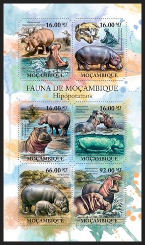 Poštovní známky Mosambik 2011 Hroch obojživelný Mi# 4973-78 Kat 12€