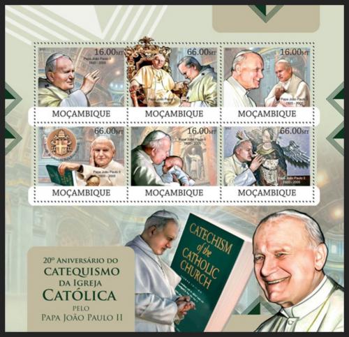 Potovn znmky Mosambik 2012 Pape Jan Pavel II. Mi# 6041-46 Kat 14