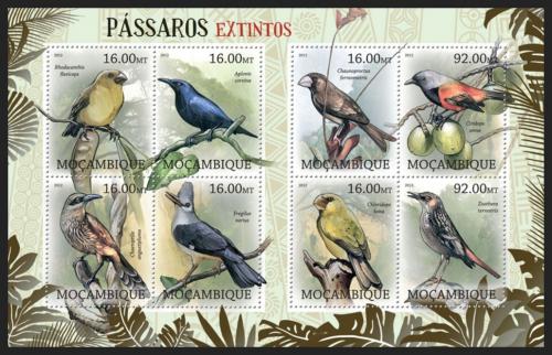 Poštovní známky Mosambik 2012 Vyhynulí ptáci Mi# 5710-17 Kat 16€