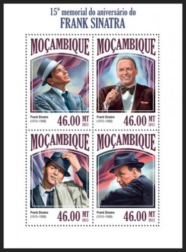 Poštovní známky Mosambik 2013 Frank Sinatra Mi# 7052-55 Kat 11€