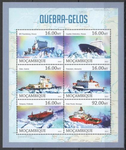 Poštovní známky Mosambik 2013 Ledoborci Mi# 6483-88 Kat 10€