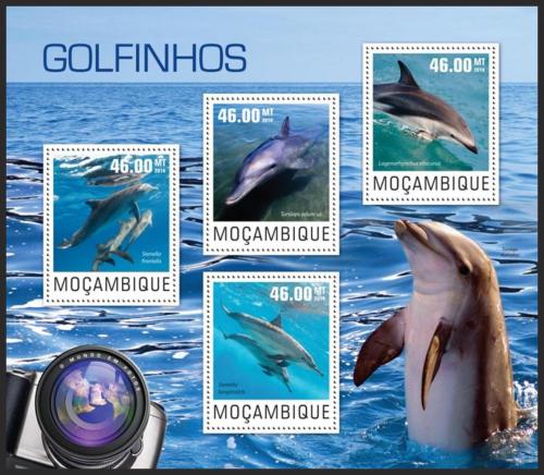 Potovn znmky Mosambik 2014 Delfni Mi# 7625-28 Kat 10 - zvtit obrzek