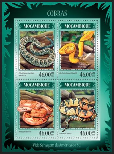 Poštovní známky Mosambik 2014 Hadi Mi# 7275-78 Kat 11€