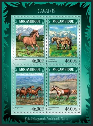 Poštovní známky Mosambik 2014 Konì Mi# 7380-83 Kat 11€