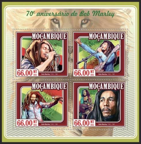 Poštovní známky Mosambik 2015 Bob Marley Mi# 7805-08 Kat 15€ 