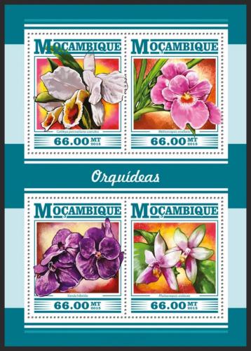 Potovn znmky Mosambik 2015 Orchideje Mi# 7994-97 Kat 15 - zvtit obrzek