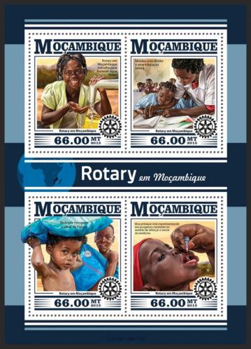 Potovn znmky Mosambik 2015 Rotary International Mi# 8239-42 Kat 15
