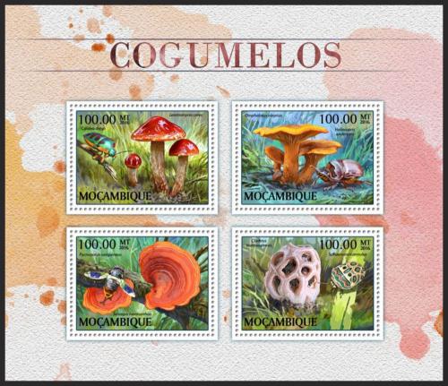 Poštovní známky Mosambik 2016 Houby Mi# 8889-92 Kat 22€