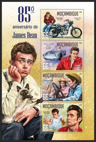 Poštovní známky Mosambik 2016 James Dean Mi# 8539-42 Kat 15€