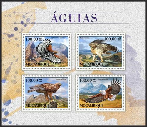 Poštovní známky Mosambik 2016 Orli Mi# 8924-27 Kat 22€