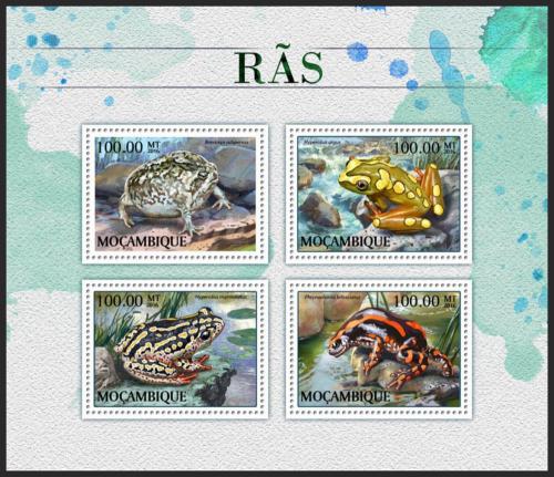 Poštovní známky Mosambik 2016 Žáby Mi# 8904-07 Kat 22€