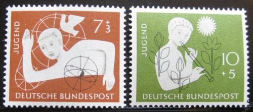 Poštovní známky Nìmecko 1956 Organizace hostelù Mi# 232-33 Kat 10€