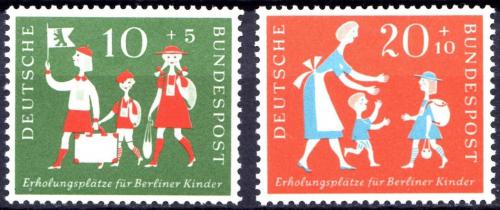 Poštovní známky Nìmecko 1957 Prázdniny Mi# 250-51 Kat 5€
